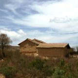 Kleines Dorf hoch über la Higuera
