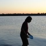 Abwasch im Rio Uruguay
