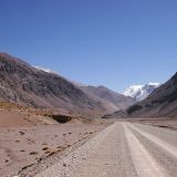 Gemächlich geht es bergaufwärts auf dem Paso Agua Negra

