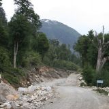 Abentuerliche Schotterpiste, wir sind auf der Carretera Austral
