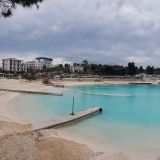 Viel ist im touristischen Örtchen "Ksamil" in der Nebensaison noch nicht los. 
