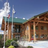 Touristeninformation der Superlative, ebenfalls in Williams Lake. 
