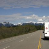 Auf dem Weg in die Rocky Mountains. 
