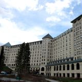 Das Fairmont Chateau Lake Louise im Banff N.P. 
