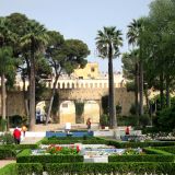 Im Stadtgarten bekommen wir den Frühling Marokkos so richtig zu spüren.
