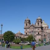 Die Plaza de Armas in Cusco.
