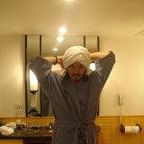 Wir checken im 5-Sterne Hotel Imperial Samui ein... Andreas neuem Arbeitsplatz!
