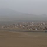 Die Panamericana führt an kleinen, armen Städten vorbei.
