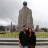 In Mitad del mundo, auf dem Aequator.
