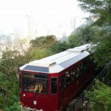 Das Peak Tram ist im Anmarsch...

