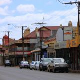 Einkaufsmeile in Peterborough - einer typischen, australischen Kleinstadt
