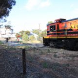 Diesellok in Kimba
