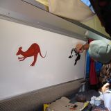 Wir verabreichen dem Landy ein wenig Aboriginal Design
