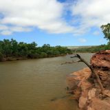 Im Kalbarri Nationalpark steht das Wasser noch immer hoch, die Überschwemmungen sind noch nicht lange her.
