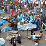 Geschichtenerzähler auf dem Platz Djemaa el Fna
