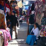 Der Samstags-Markt in Otavalo ...

