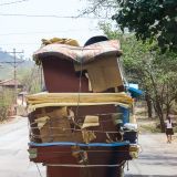 In Nicaragua werden die Pick-Ups mal so richtig gebraucht.
