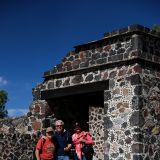 Unterwegs mit den Sallys bei den Ruinen von Teotihuacán. 

