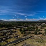 ...auf die Anlage von Teotihuacán. 
