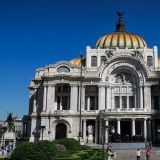 Für uns eines der schönsten Gebäude von Mexiko City, der "Palacio Bellas Artes".
