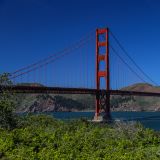 Und hier ist sie also endlich, die allseits bekannte Golden Gate Bridge. 
