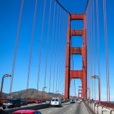 Ein Muss - die Fahrt über die Golden Gate Bridge. 
