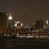 ...die imposante Skyline von Manhattan.
