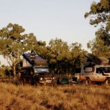 Bush-Camping in den "Kimberleys". Hier haben wir unzählige schöne Plätze gefunden, einfach toll. 

