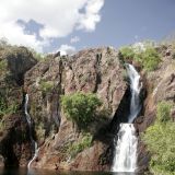 Die "Wangi Falls" im "Litchfield N.P.". 

