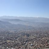 La Paz, grösste Stadt Boliviens und eine der höchstgelegenen der Welt.
