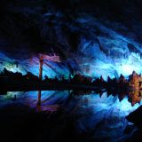 Imposant und faszinierend: die Tropfsteinhöhle Reed Flute Cave etwas ausserhalb Guilins.
