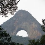 Der Mondberg 12 Kilometer ausserhalb Yangshous

