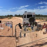 Unterwegs auf dem Balladonia Track - Rüttelpiste im Südwesten Australiens
