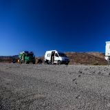 Unsere Reisekumpanen auf der Baja. Immer wieder haben wir die Majantas im Sprinter und die Hippie-Trails im Rundhauber getroffen. 
