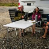 Vorbereitung auf Südamerika. Es wird eine Runde Mate-Tee getrunken. 
