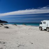 Unseren letzten Abend auf der Baja verbringen wir nochmals am Strand von "el Tecolote", weil's so schön war. 
