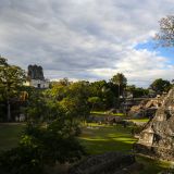 Sicht auf die beiden Tempel I und II.
