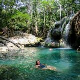 Der heisse Wasserfall von Aguas Calientes ...
