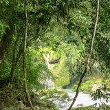 Auf dem Weg zu den Sinterterrassen von Semuc Champey.
