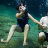 Trotz meiner Fischphobie wage ich mich ins Wasser. (Foto von ClauVid)
