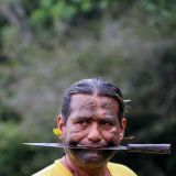 Marcelo, unser Guide, ist immer für ein Spässchen aufgelegt.
