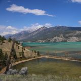 Ausblick auf den Columbia Lake bei Canal Flats. 
