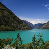 Blick auf den Seton Lake. 
