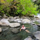...unser kleines Paradies bei den Sloquet Hot Springs. 
