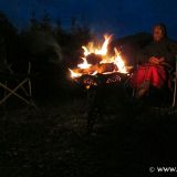 Gemütliches Beisammensitzen am Abend.
