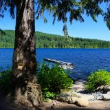 Und hier nochmals ein Bild von unserem Traumplatz am See.
