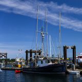 Fischerboot im Hafen von Nanaimo.
