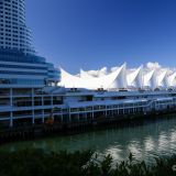 Am Canada Place in Vancouver machen die grossen Kreuzfahrtschiffe einen Zwischenstopp. Heute bleibt die Anlegestelle aber leider leer.

