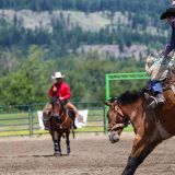 Besuch einer kleinen Rodeo-Show in Kamloops.
