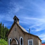 In der Kirche von Barkerville werden noch regelmässig Gottesdienste abgehalten.
